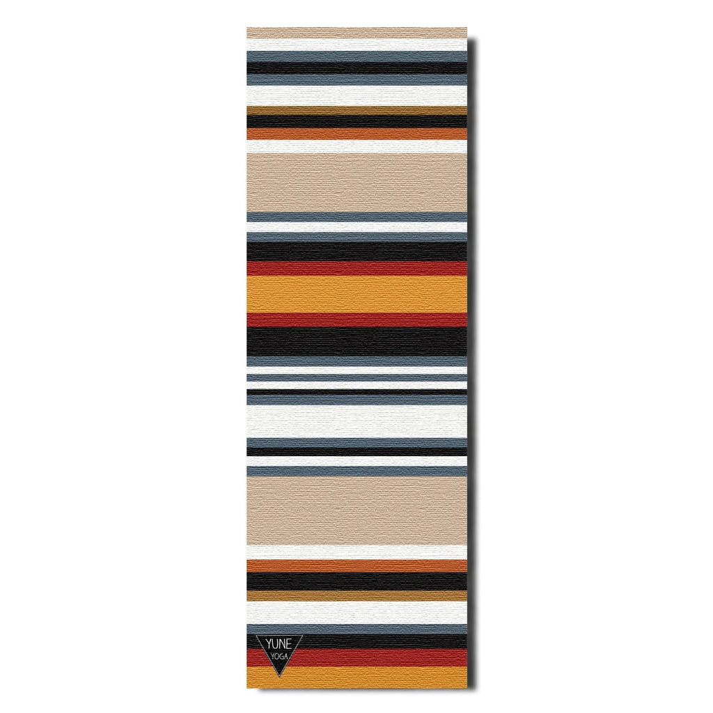 Falcons Rest Yoga Mat – 6 mm Extra Thick, Double-Sided Non-Slip, Eco-Friendly PER with Multi-Color Trail-Inspired Design | Yune Yoga-1
