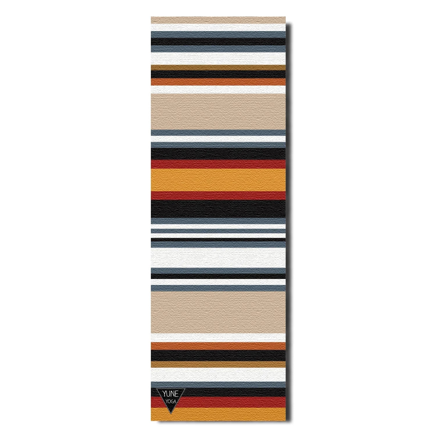 Falcons Rest Yoga Mat – 6 mm Extra Thick, Double-Sided Non-Slip, Eco-Friendly PER with Multi-Color Trail-Inspired Design | Yune Yoga-1
