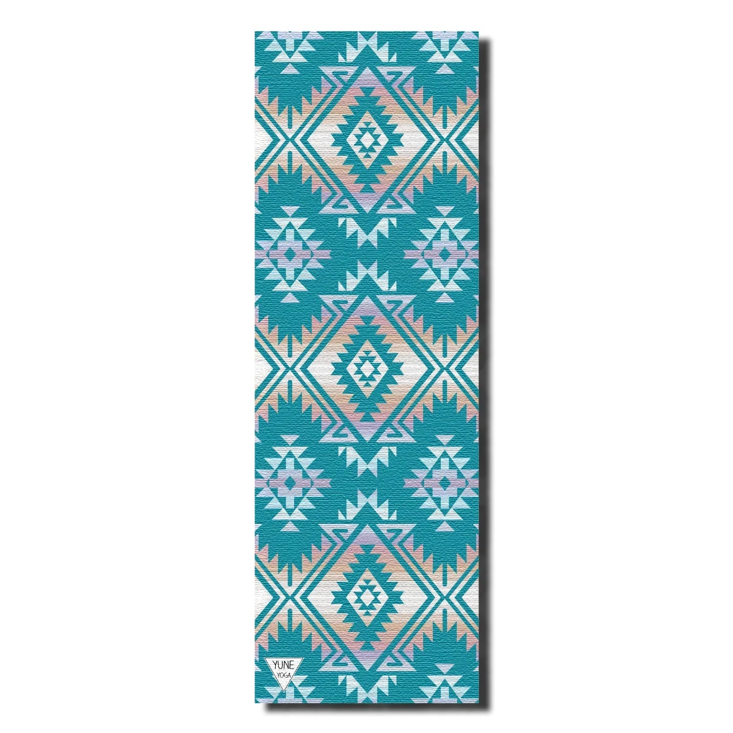 Jerome Lake Yoga Mat – 6 mm Extra Thick, Double-Sided Non-Slip, Eco-Friendly PER with Deep Blue Water Design | Yune Yoga-0