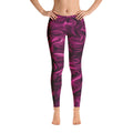 Merlot Abstract Leggings-0