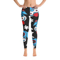 Day of the Dog Blue Leggings-0